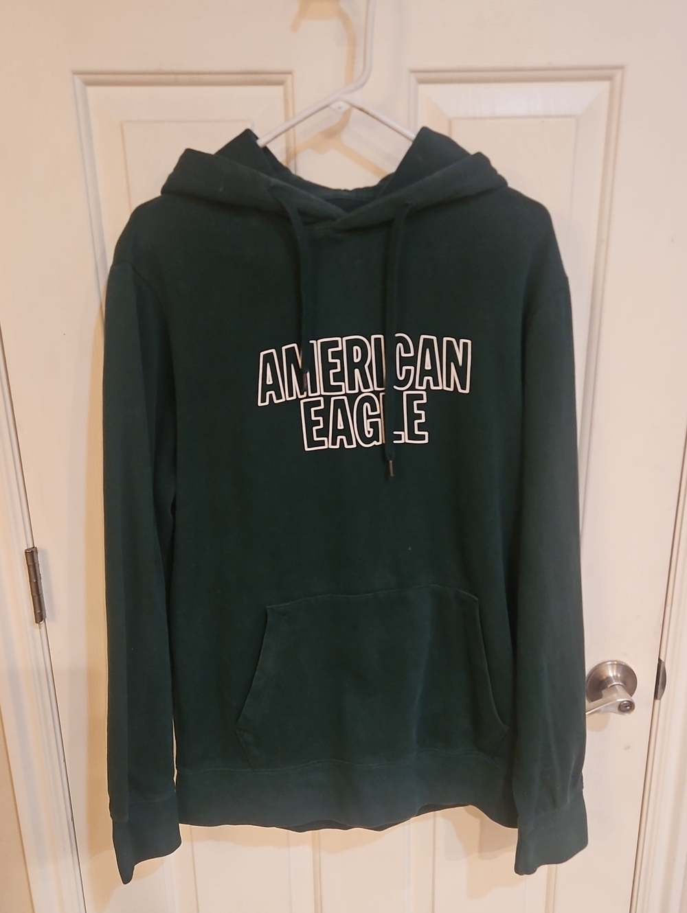 American Eagle Outfitters Forest Green Logo Hoodie